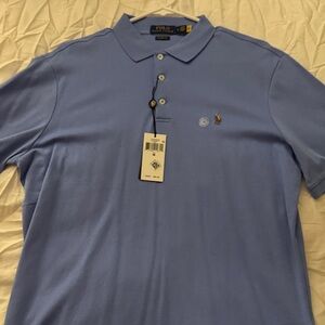 Polo by Ralph Lauren Men's Light Blue Polo Shirt
